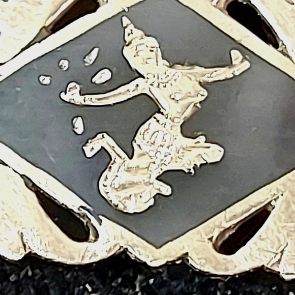 Antique Silver Siamese Dancer Link Bracelet - Picture 3 of 15